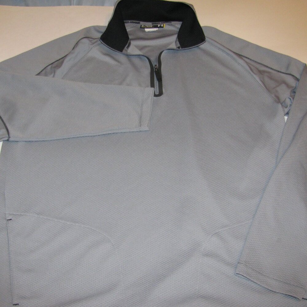 Under Armour 1/4  Long Sleeve Pullover Running Mens XL Loose Gray